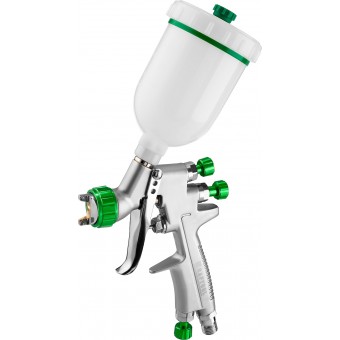 Краскопульт пневматический KRAFTOOL "PRO" Jeta 3000 mini, HVLP, c верхним бачком, 0,8мм 06561-0.8