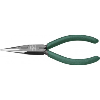 Тонкогубцы KRAFTOOL "KRAFT-MINI", обливные рукоятки, CrV сталь, 140мм 220017-3-14