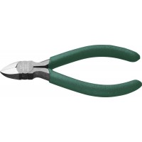 Бокорезы KRAFTOOL "KRAFT-MINI", обливные рукоятки, коническая (конусная, клиновидная) форма, рез заподлицо, 115мм 220017-6-11