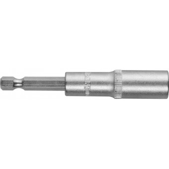 Бита KRAFTOOL с торцовой головкой, удлиненная, Cr-V, хвостовик E 1/4", 8мм 26396-08