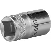 Торцовая головка KRAFTOOL "INDUSTRIE QUALITAT", Cr-V, SUPER-LOCK, хромосатинированная, 1/2", 15 мм 27801-15_z01