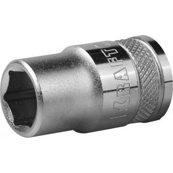 Торцовая головка KRAFTOOL "INDUSTRIE QUALITAT", Cr-V, FLANK, хромосатинированная, 1/2", 12 мм 27805-12_z01
