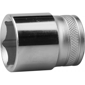 Торцовая головка KRAFTOOL "INDUSTRIE QUALITAT", Cr-V, FLANK, хромосатинированная, 1/2", 26 мм 27805-26_z01