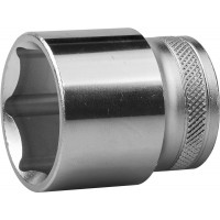 Торцовая головка KRAFTOOL "INDUSTRIE QUALITAT", Cr-V, FLANK, хромосатинированная, 1/2", 28 мм 27805-28_z01