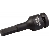 Торцовая головка KRAFTOOL "INDUSTRIE QUALITAT" ударная (1/2"), HEX, Cr-Mo, фосфатированная, H9 27950-09