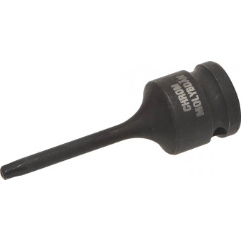 Торцовая головка KRAFTOOL "INDUSTRIE QUALITAT" ударная (1/2"), TORX, Cr-Mo, фосфатированная, T27 27952-27