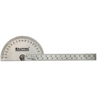 KRAFTOOL Protractor 145мм транспортир из нержавеющей стали 34290