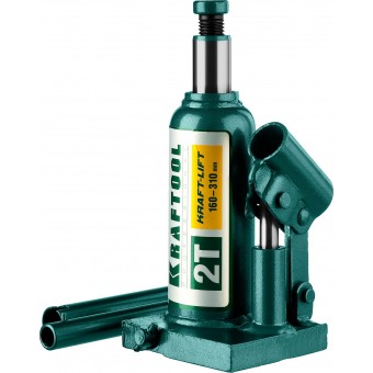 KRAFTOOL KRAFT-LIFT 2т, 160-310мм домкрат бутылочный гидравлический, KRAFT BODY 43462-2_z01