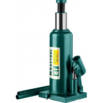 KRAFTOOL KRAFT-LIFT 8т, 228-450мм домкрат бутылочный гидравлический, KRAFT BODY 43462-8_z01